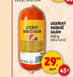 Penny Market LÁZEŇSKÝ DRŮBEŽÍ SALÁM, 400 g nabídka