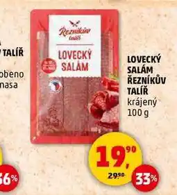Penny Market LOVECKÝ SALÁM ŘEZNÍKŮV TALÍŘ, 100 g nabídka