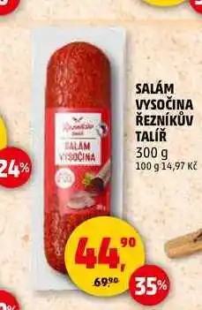 Penny Market SALÁM VYSOČINA ŘEZNÍKŮV TALÍŘ, 300 g nabídka