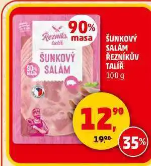 Penny Market ŠUNKOVÝ SALÁM ŘEZNÍKŮV TALÍŘ, 100 g nabídka
