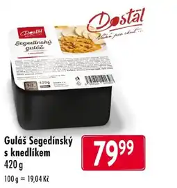 Qanto Guláš Segedínský s knedlíkem nabídka