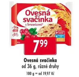 Qanto Ovesná svačinka nabídka