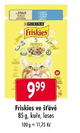 Qanto Friskies ve šťávě nabídka