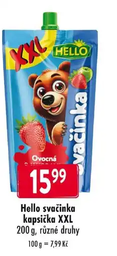 Qanto HELLO svačinka kapsička XXL nabídka