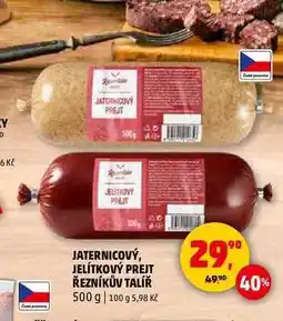 Penny Market JATERNICOVÝ, JELÍTKOVÝ PREJT ŘEZNÍKŮV TALÍŘ, 500 g nabídka