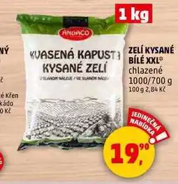 Penny Market ZELÍ KYSANÉ BÍLÉ XXL chlazené, 1 kg nabídka