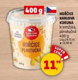 Penny Market HOŘČICE KARLOVA KARLOVA, 400 g nabídka