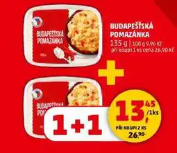 Penny Market BUDAPEŠŤSKÁ POMAZÁNKA, 135 g nabídka