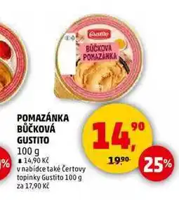 Penny Market POMAZÁNKA BŮČKOVÁ GUSTITO, 100 g nabídka