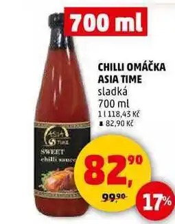 Penny Market CHILLI OMÁČKA ASIA TIME sladká, 700 ml nabídka
