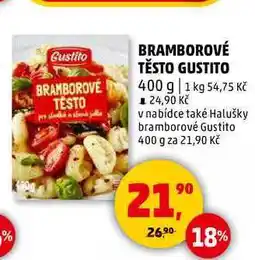 Penny Market BRAMBOROVÉ TĚSTO GUSTITO, 400 g nabídka