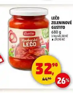 Penny Market LEČO ZELENINOVÉ GUSTITO, 680 g nabídka