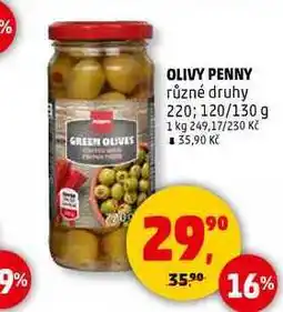 Penny Market OLIVY PENNY, 220 g nabídka