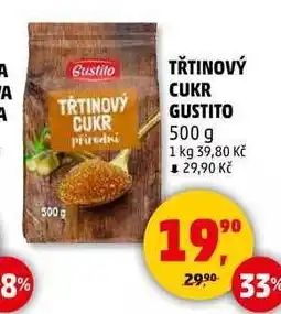Penny Market TŘTINOVÝ CUKR GUSTITO, 500 g nabídka