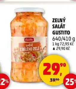 Penny Market ZELNÝ SALÁT GUSTITO, 640 g nabídka