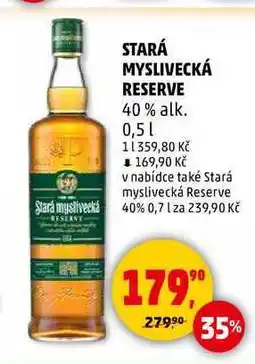 Penny Market STARÁ MYSLIVECKÁ RESERVE, 0,5 l nabídka
