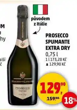 Penny Market PROSECCO SPUMANTE EXTRA DRY, 0,75 l nabídka