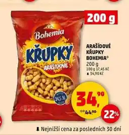 Penny Market ARAŠÍDOVÉ KŘUPKY BOHEMIA, 200 g nabídka