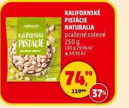 Penny Market KALIFORNSKÉ PISTÁCIE NATURALIA pražené solené, 250 g nabídka