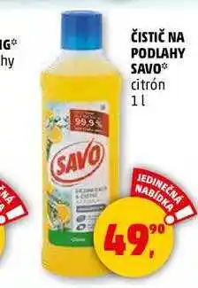 Penny Market ČISTIČ NA PODLAHY SAVO, 1 l nabídka