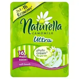 Penny Market Naturella Camomile Ultra maxi hygienické vložky s jemnou vůní 16 ks nabídka