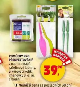 Penny Market POMŮCKY PRO PŘEDPĚSTOVÁNÍ, 1 balení nabídka