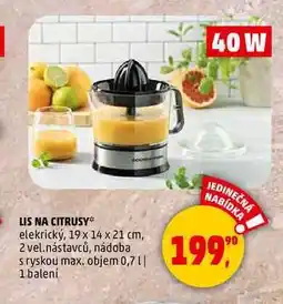 Penny Market LIS NA CITRUSY, 1 balení nabídka