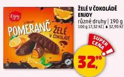 Penny Market ŽELÉ V ČOKOLÁDĚ ENJOY, 190 g nabídka