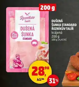 Penny Market DUŠENÁ ŠUNKA STANDARD ŘEZNÍKŮV TALÍŘ, 200 g nabídka