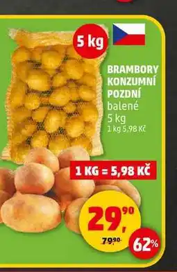 Penny Market BRAMBORY KONZUMNÍ POZDNÍ, 5 kg nabídka
