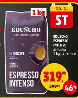 Penny Market EDUSCHO ESPRESSO INTENSO zrnková, 1 kg nabídka
