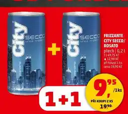 Penny Market FRIZZANTE CITY SECCO, 0,2 l nabídka
