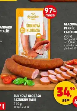 Penny Market ŠUNKOVÁ KLOBÁSA ŘEZNÍKŮV TALÍŘ, 240 g nabídka
