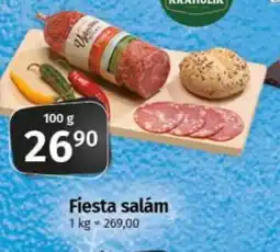 COOP TIP Fiesta salám nabídka