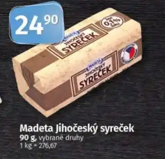 COOP TIP MADETA Jihočeský syreček nabídka