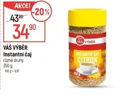 Globus VÁŠ VÝBĚR Instantní čaj nabídka