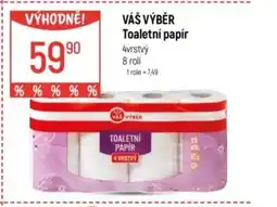 Globus VÁŠ VÝBĚR Toaletní papír nabídka