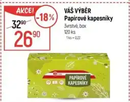 Globus VÁŠ VÝBĚR Papírové kapesníky nabídka
