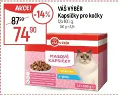 Globus VÁŠ VÝBĚR Kapsičky pro kočky nabídka