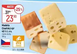 Globus Madeta Císařský sýr 45%t.vs. nabídka