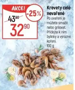 Globus Krevety celé nevařené nabídka