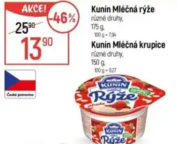 Globus Kunín Mléčná rýže nabídka