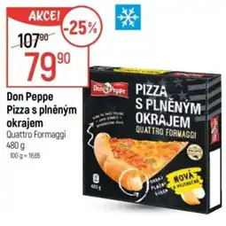 Globus Don Peppe Pizza s plněným okrajem nabídka