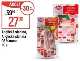 Globus Anglická slanina, Anglická slanina 98% masa nabídka