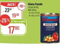 Globus Giana Fazole nabídka