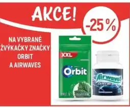 Globus Na vybrané žvýkačky značky Orbit a Airwaves nabídka