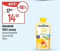 Globus Hamánek 100% ovoce nabídka