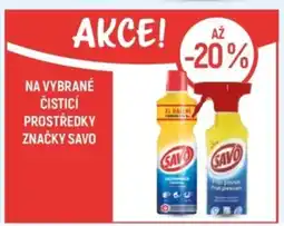 Globus Na vybrané čisticí prostředky značky Savo nabídka