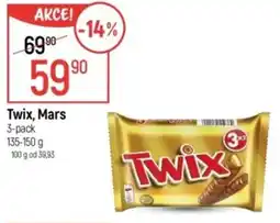 Globus Twix, Mars nabídka