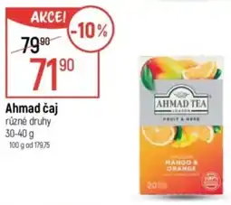 Globus Ahmad čaj nabídka